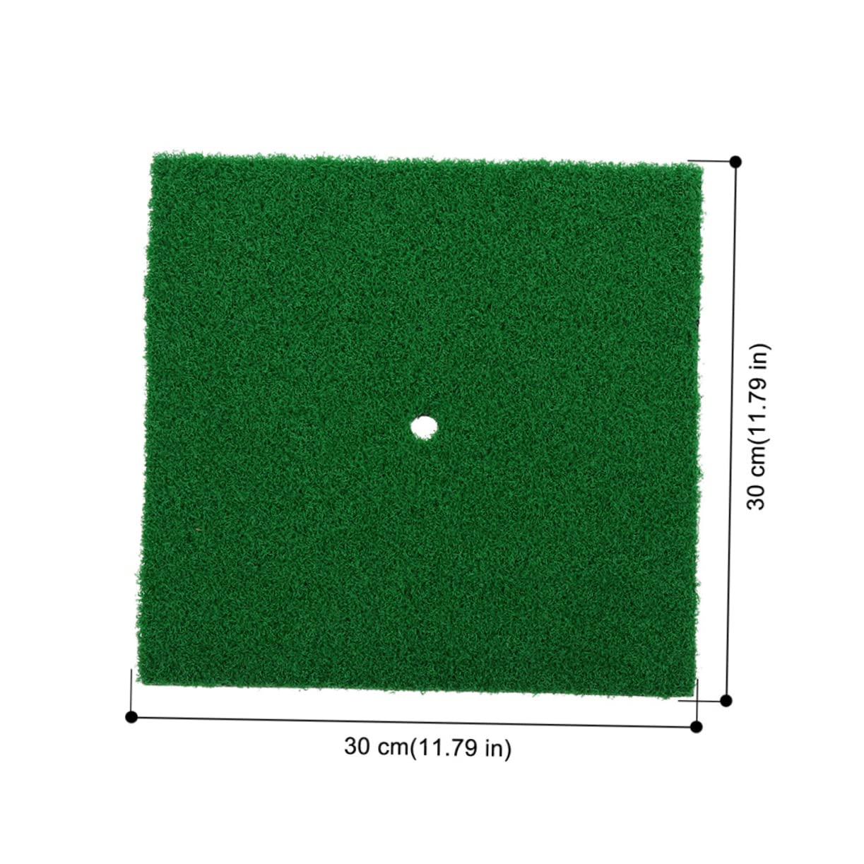 Totority Golf Training Aid 30x30cm Turf Mats Indoor Golf Putting Green Chipping Mat