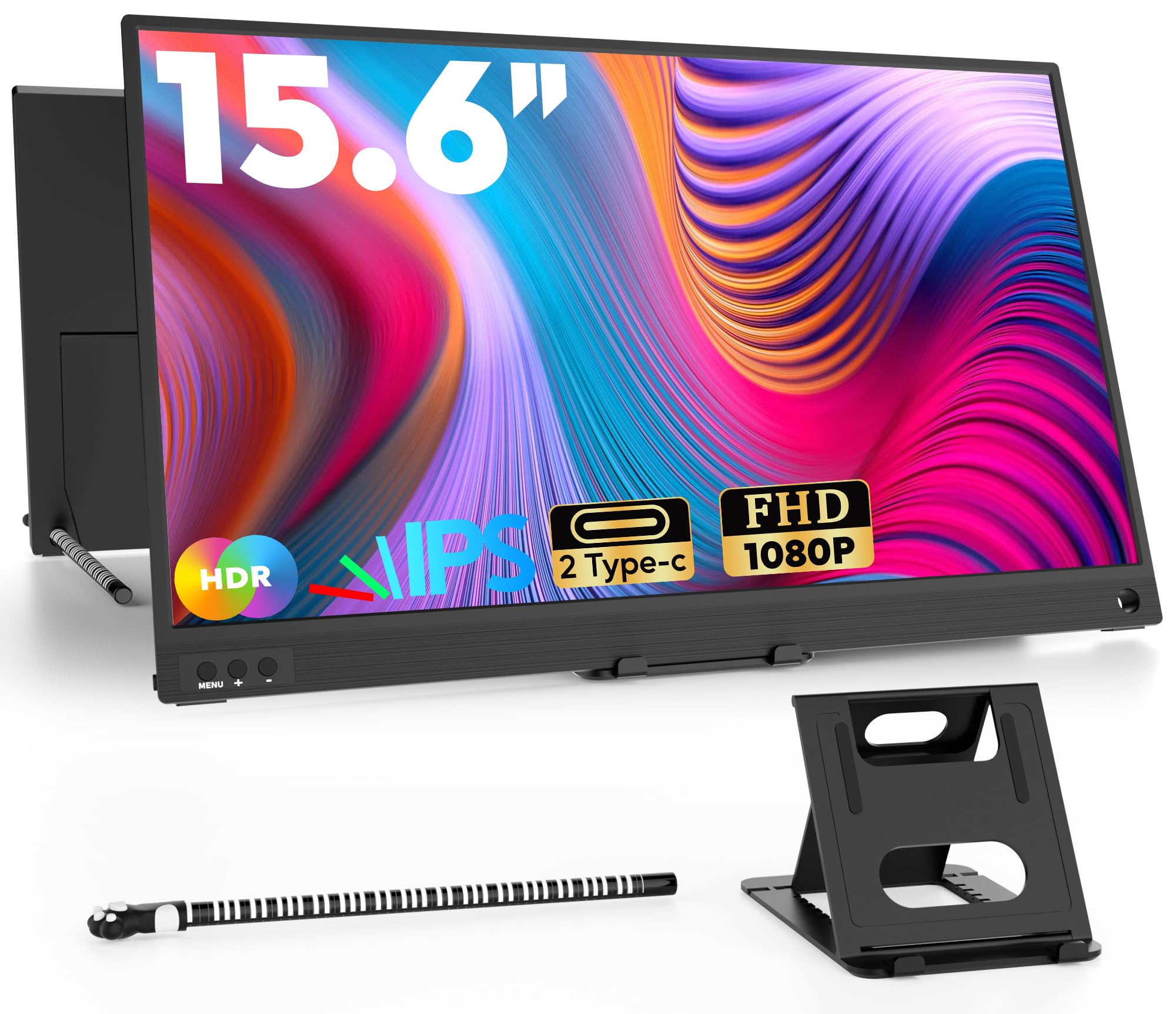 新品未使用portable monitor Amazon.com: ZSCMALLS Portable Monitor, 15.6