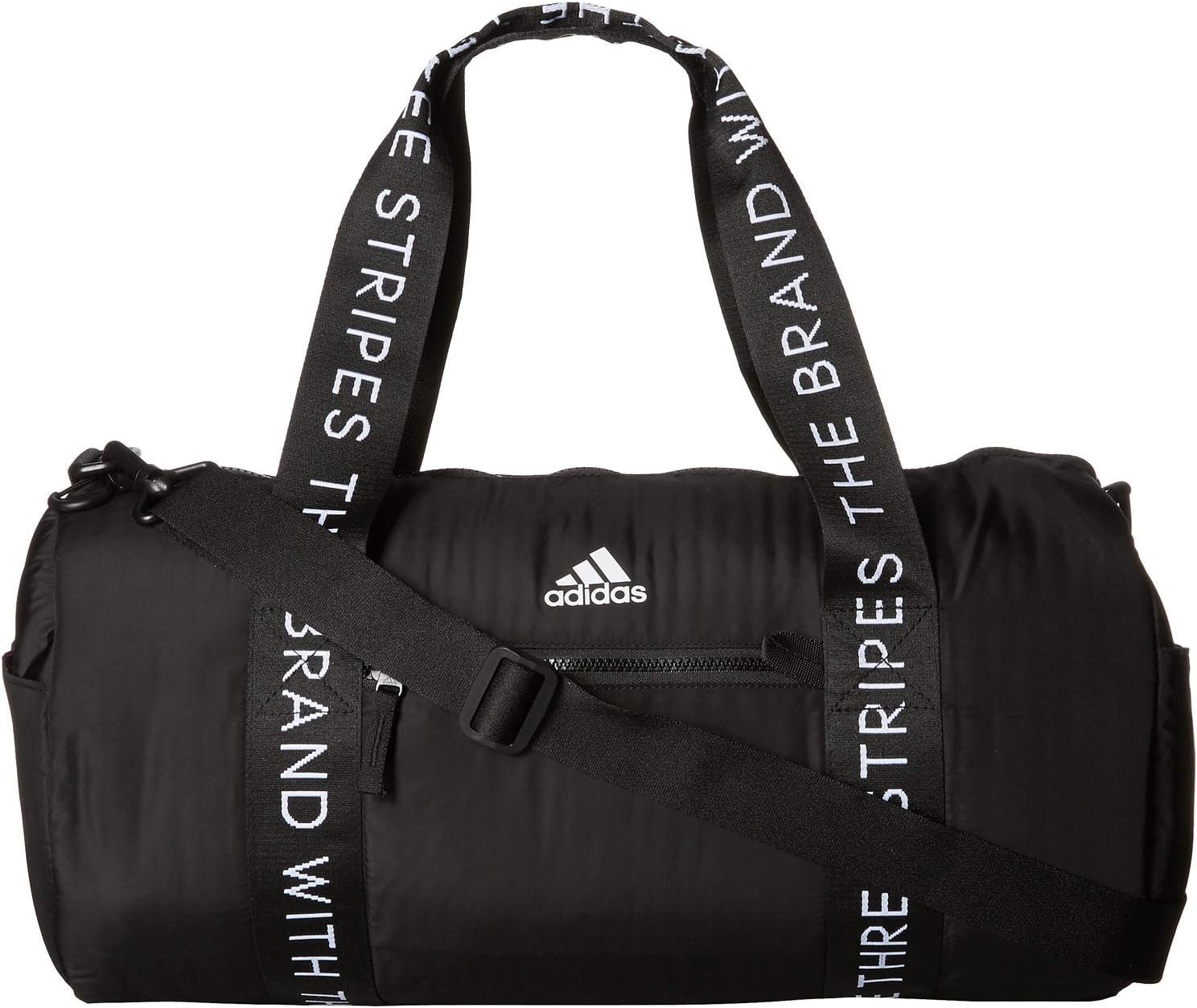 adidas Women's VFA Roll Duffel Bag, Black/White, ONE SIZE