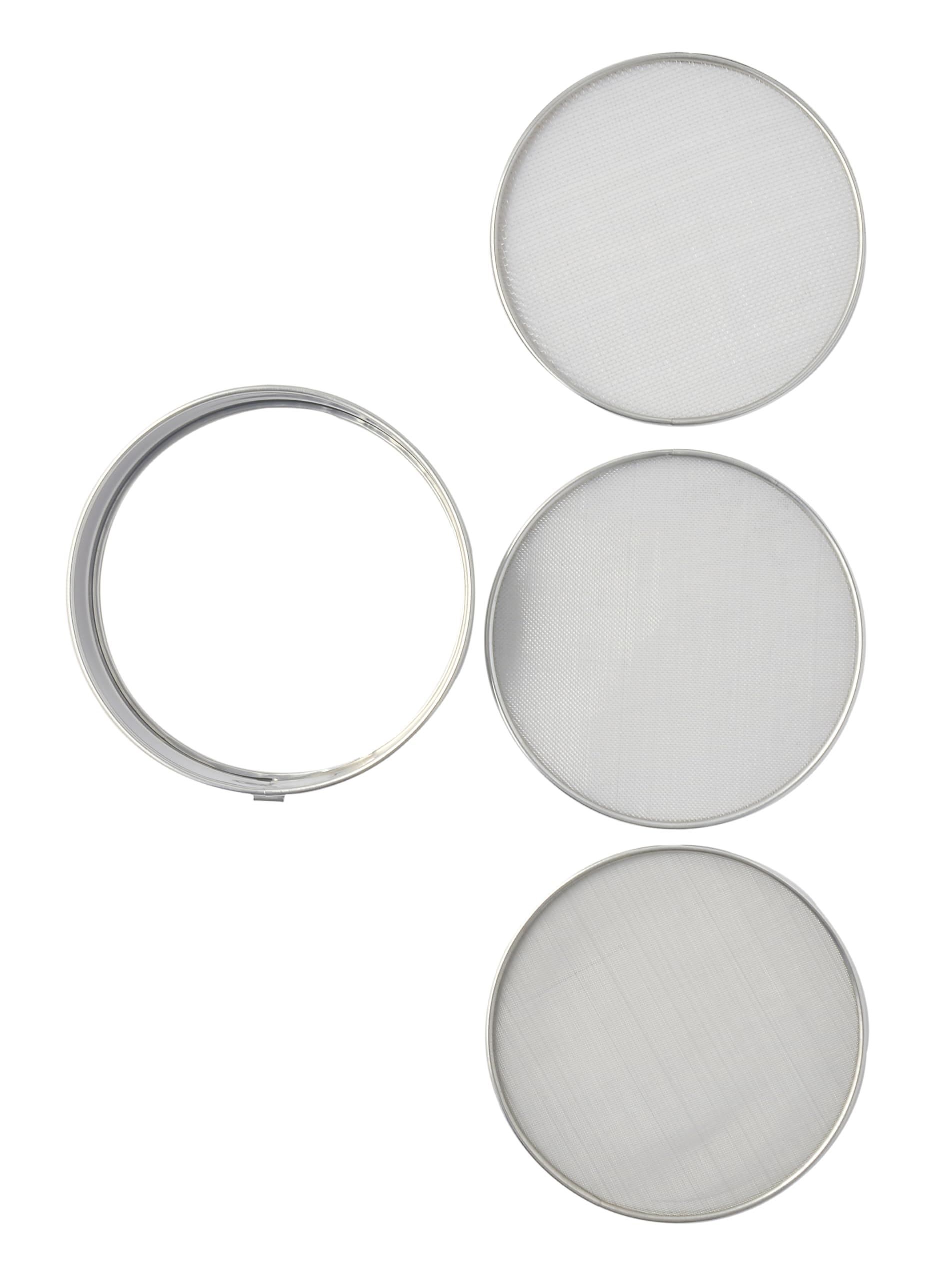 Artame ART69520 Tamis à Farine Inox Ø 20cm 3 Grilles Interchangeables Mailles Fines Moyennes Grosses
