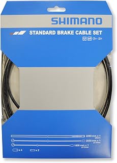 Shimano Universal Brake Cable Set for MTB & Road Bikes - Stainless Steel Cables, Lined Housing Kit