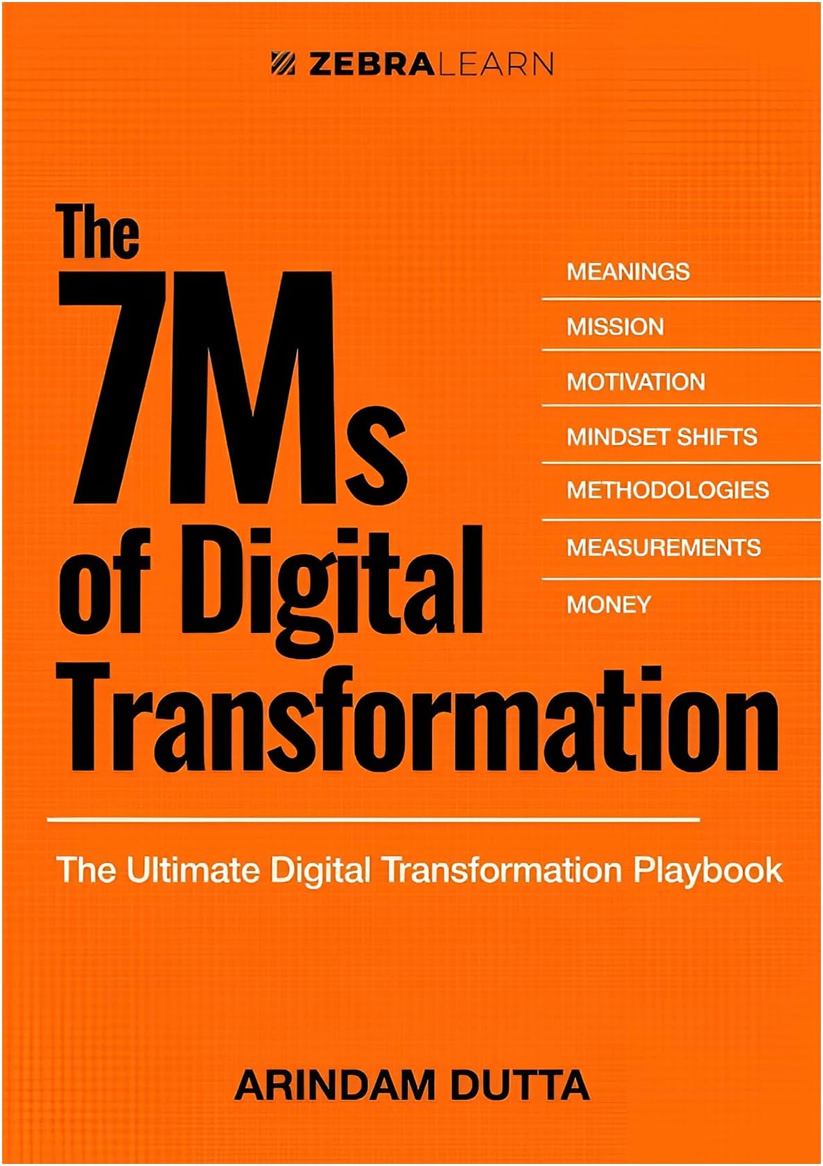 The 7Ms of Digital Transformation by Arindam Dutta | Master Digital Success Frameworks | ZebraLearn