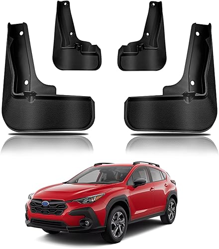 Kit de guardabarros para guardabarros para Subaru Crosstrek 2024, juego de 4 piezas, accesorios para guardabarros, sin necesidad de taladrar agujeros