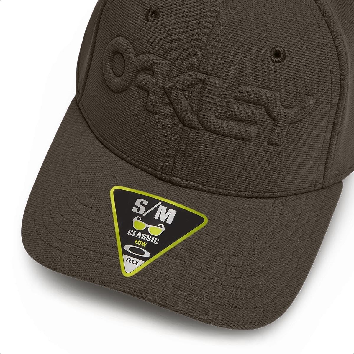 Oakley Mens 6 Panel Stretch Hat Embossed