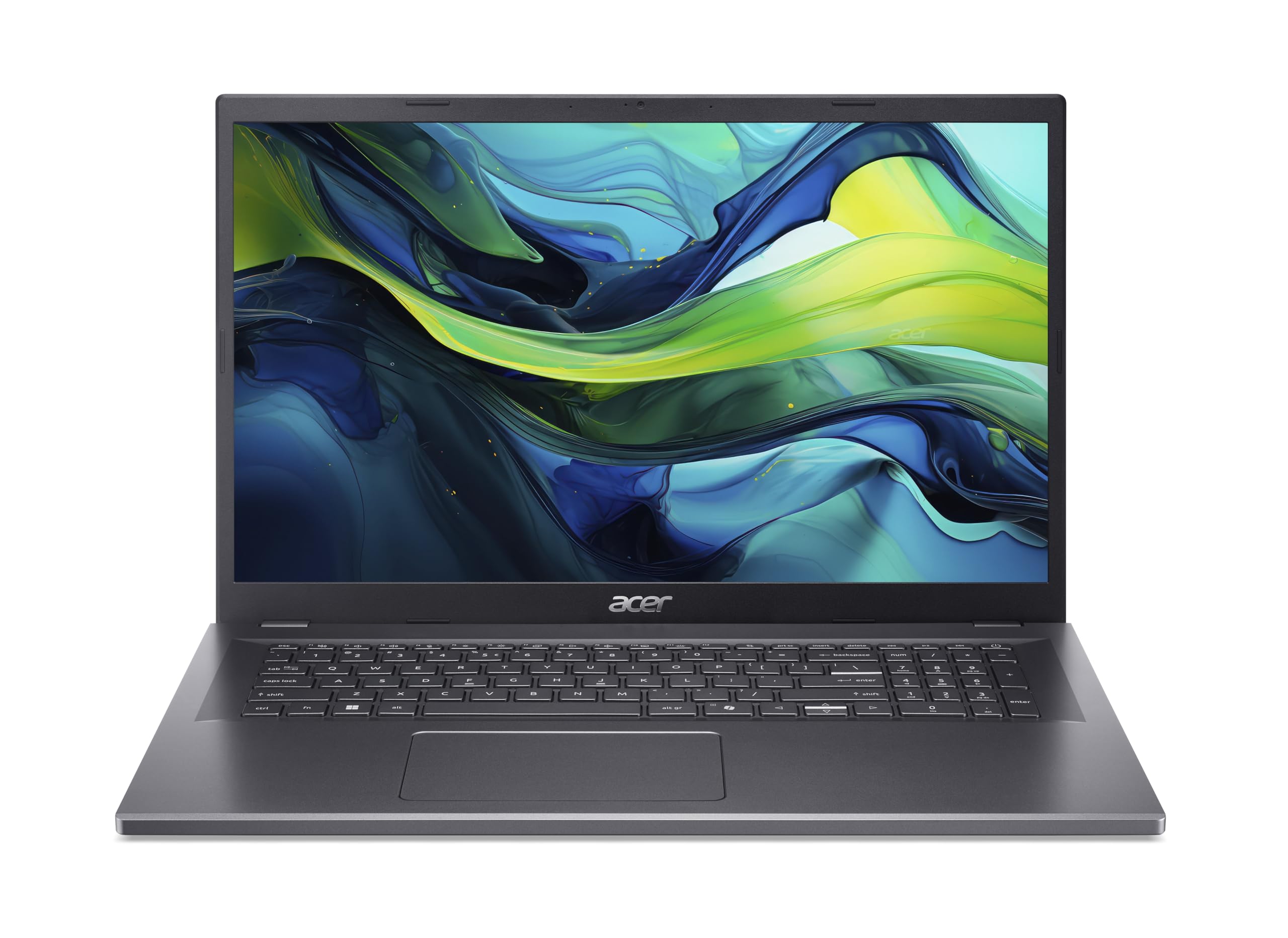 acer Aspire 17 (A17-51M-77Z7) Computer portatile, schermo IPS da 17", Intel Core i7-13620H, 16 GB di RAM, SSD 512 GB, Intel UHD Graphics, Windows 11, tastiera QWERTZ, grigio