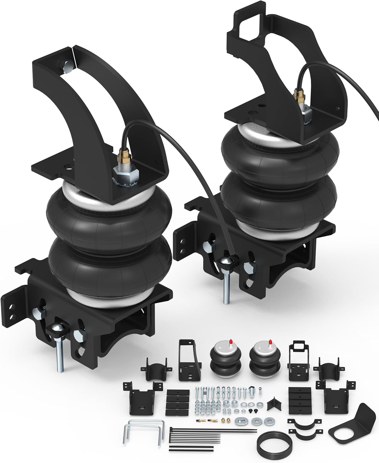 TOPICK Rear Air Bags Suspension Kit for 2011-2016 Ford F250 F350, 2011-2013 F450 Truck Towing, 5000 Lb of Load Leveling Capacity, Replacement for Firestone 2597 Ride Rite Airbags for Trucks Suspension