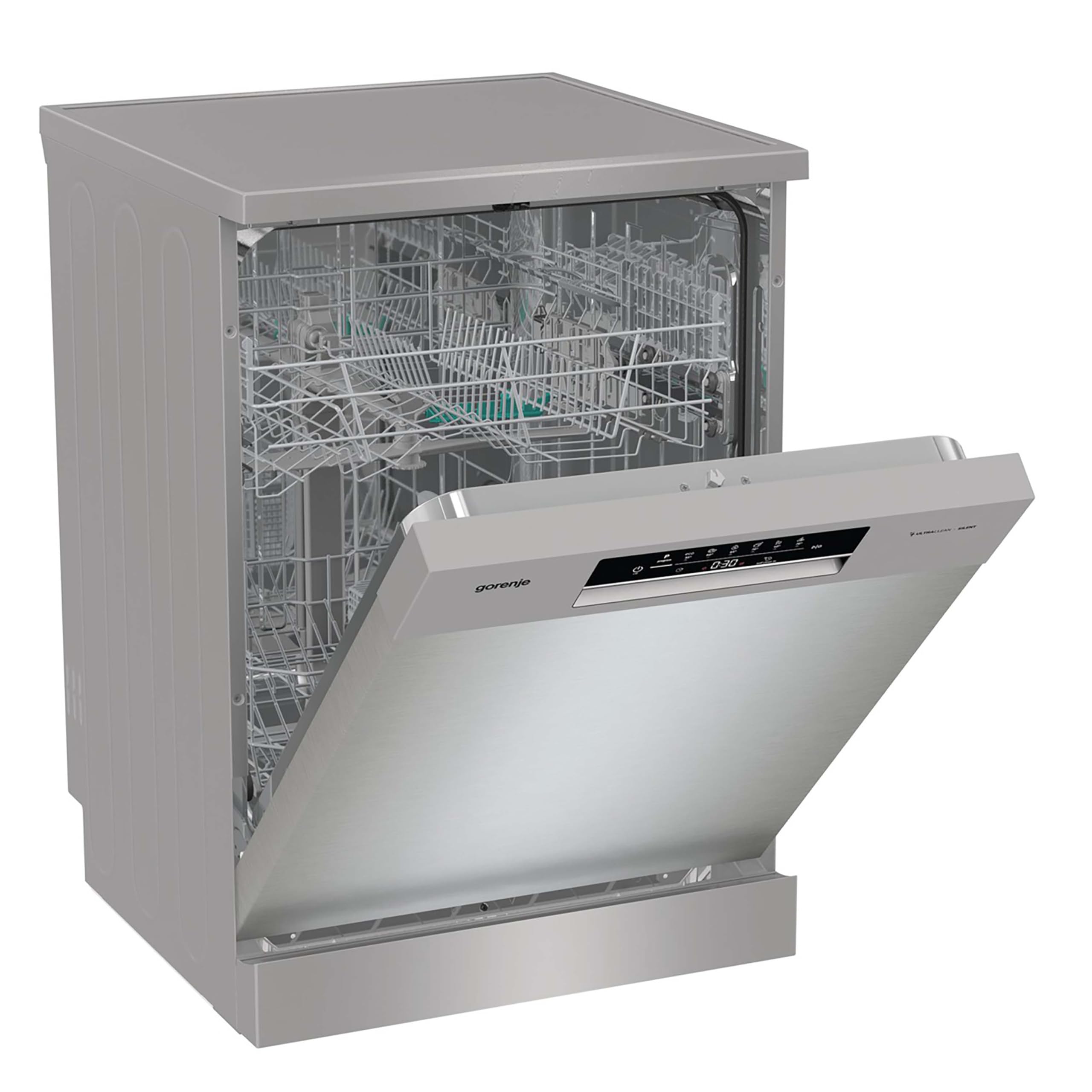 Gorenje GS642E90X Freistehender Geschirrspüler 60 cm 13 Maßgedecke Total AquaStop Hygiene Programm SpeedWash