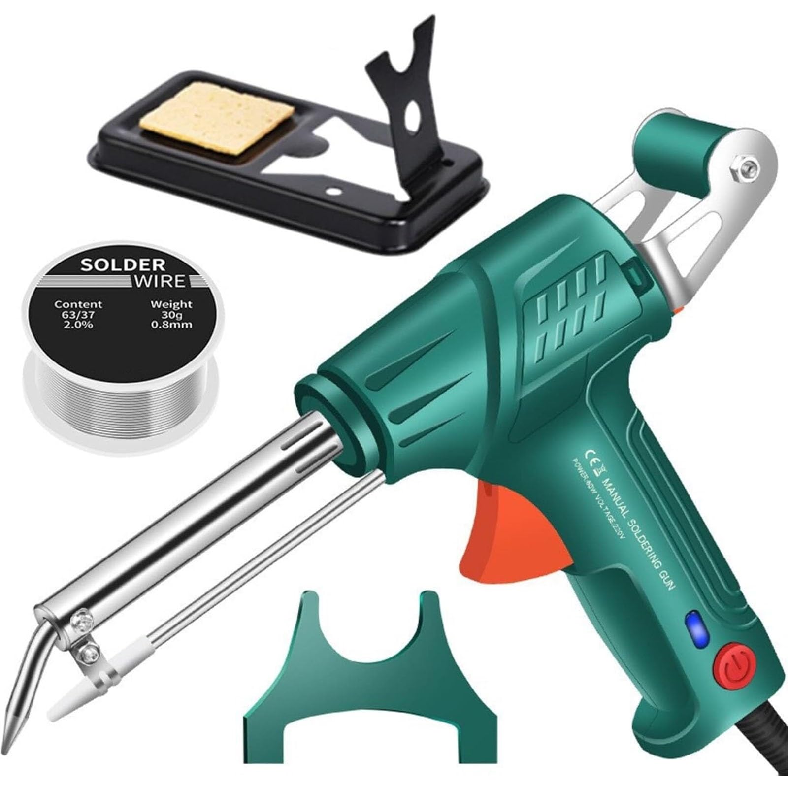 Aosrioylt Green-A Laser Welding Machine, Handheld Laser Welder Gun, Internally Heated Industrial Laser Welding Tools, Multi-Function Soldering Iron Soldering Gun Set With Solder Wire(Green-A)