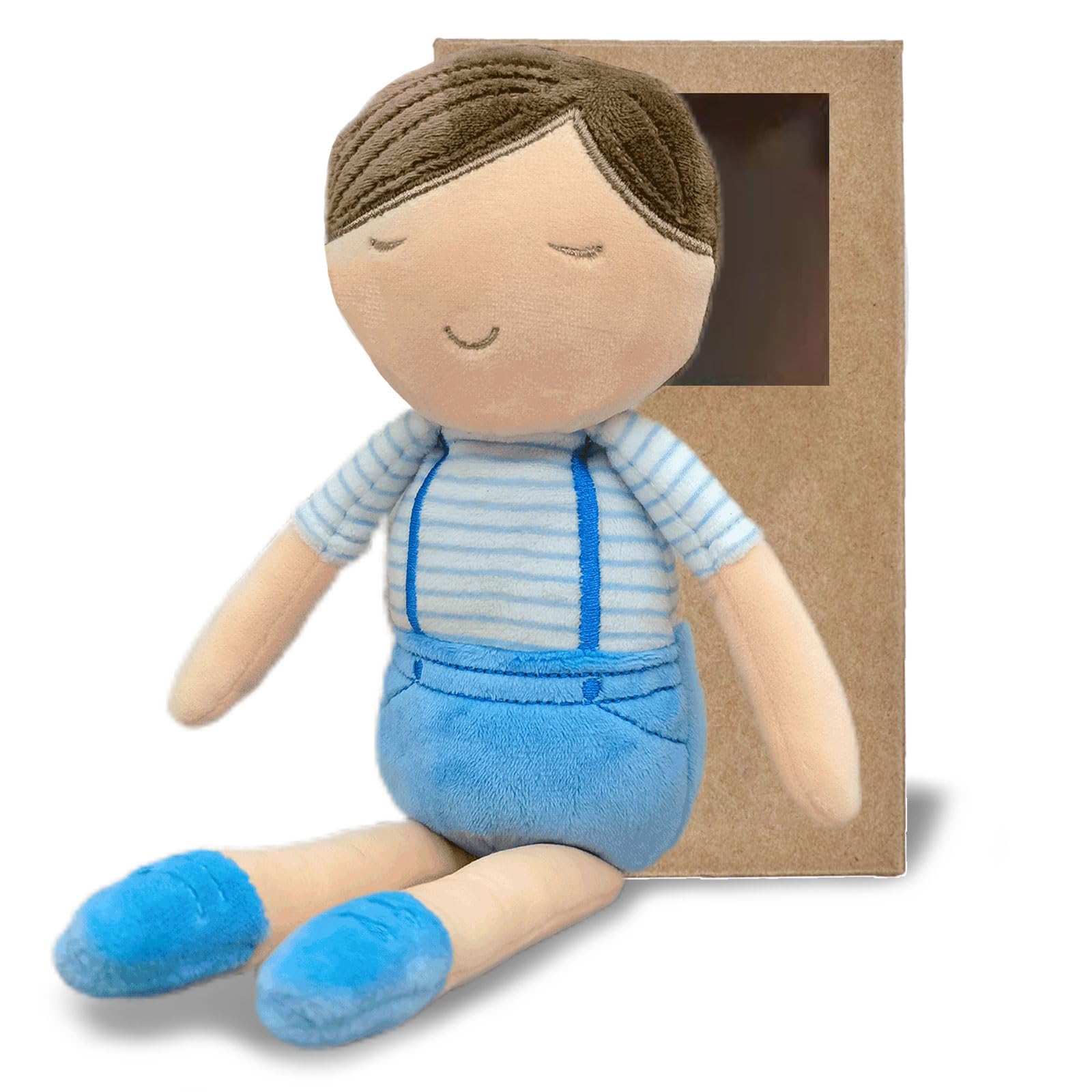 FLUFFYFUN Baby Doll Soft Ballerina Doll Plush 13.7" (boy)