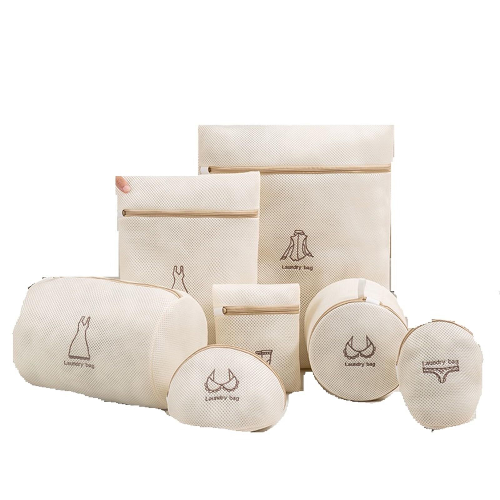 Bolsa de lavandería malla for ropa, bolsas lavado for lavadoras(7Pcs Set)