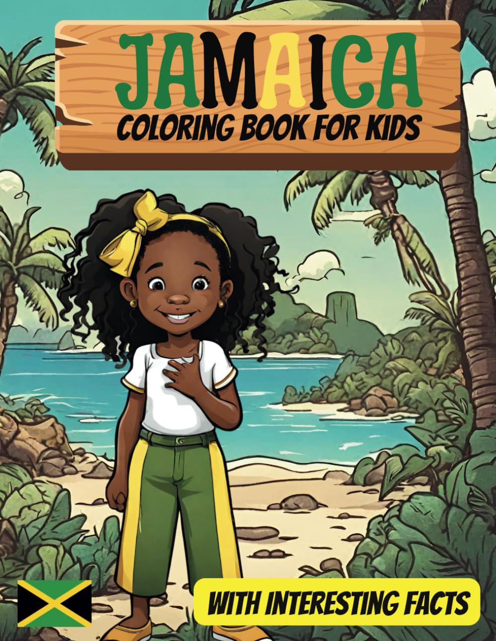 Jamaica Coloring Book For Kids: With Interesting Facts