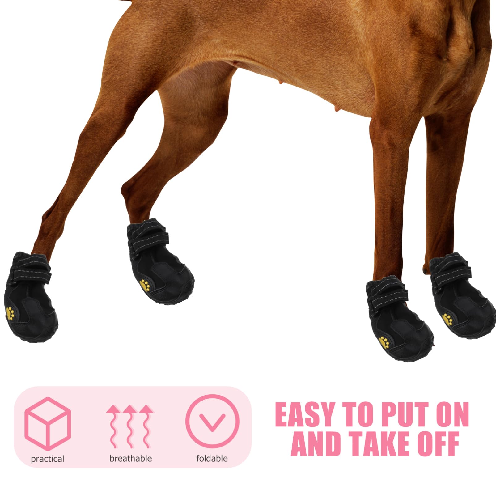 Mipcase 4 Piezas Perro Mascota Zapatos De Invierno Zapatos para Mascotas para El Verano Zapatos para Perros Botas para Perros Zapatos De Perro De Invierno Pata De Perro Cachorro