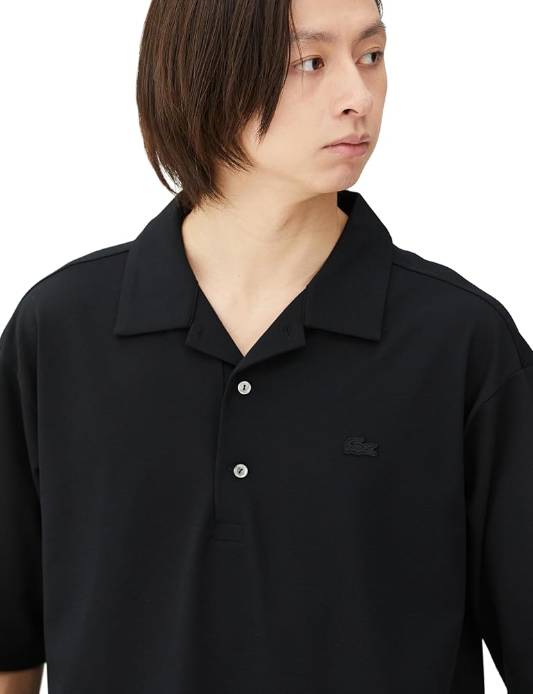 Amazon | [ラコステ] 公式 サマーウール鹿の子地ポロシャツ メンズ