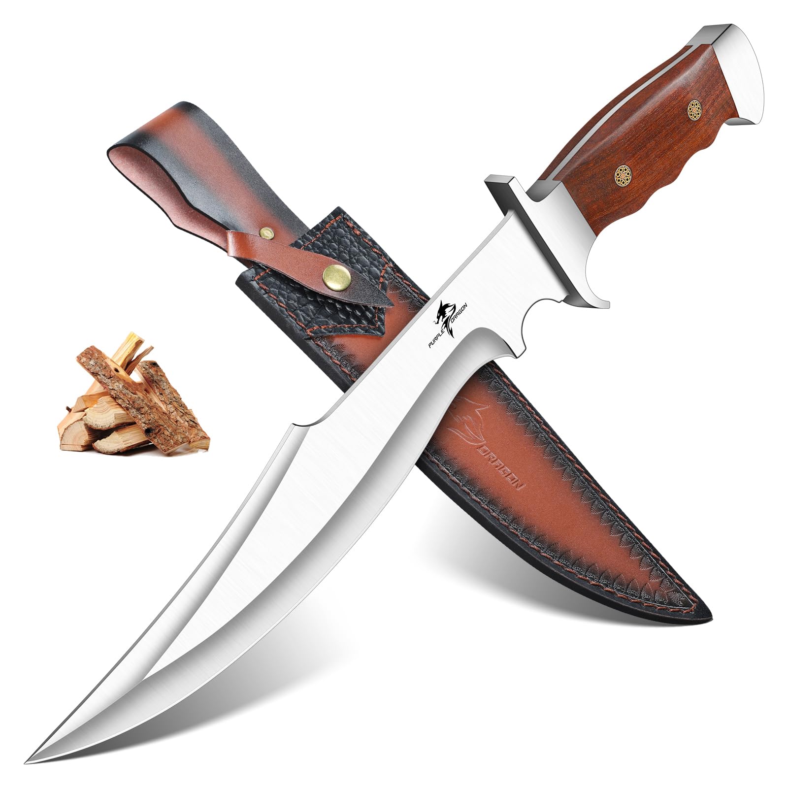 Purple Dragon Outdoor Survival Messer Full Tang