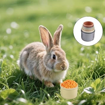 8 Pack Stacking Cups,Stacking Cups for Small Animal Toys,Safe Plastic Colorful Nesting,Versatile Nesting Stack Cup for Infant Play Rabbit Enrichment Toy