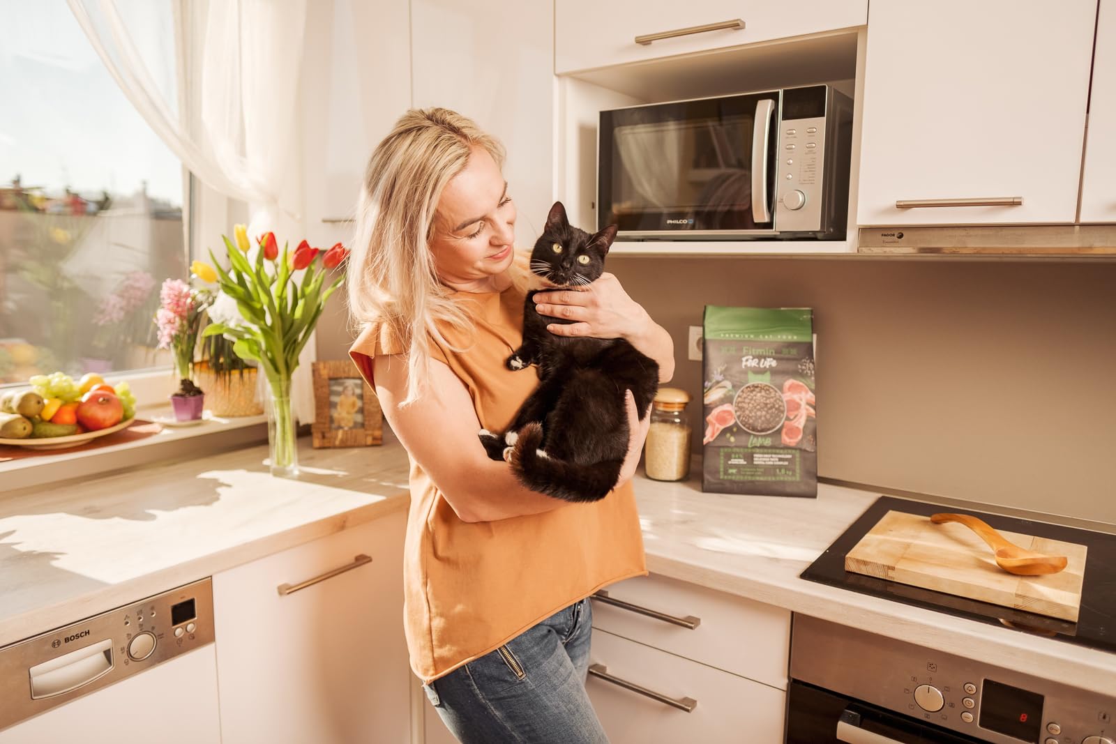 Fitmin for Life Adult Cat - Lamb | Trockenfutter für Katzen | Alleinfutter für kastrierte Erwachsene Katzen | Komplettfutter für Katzen | Neues Rezept | 8 kg