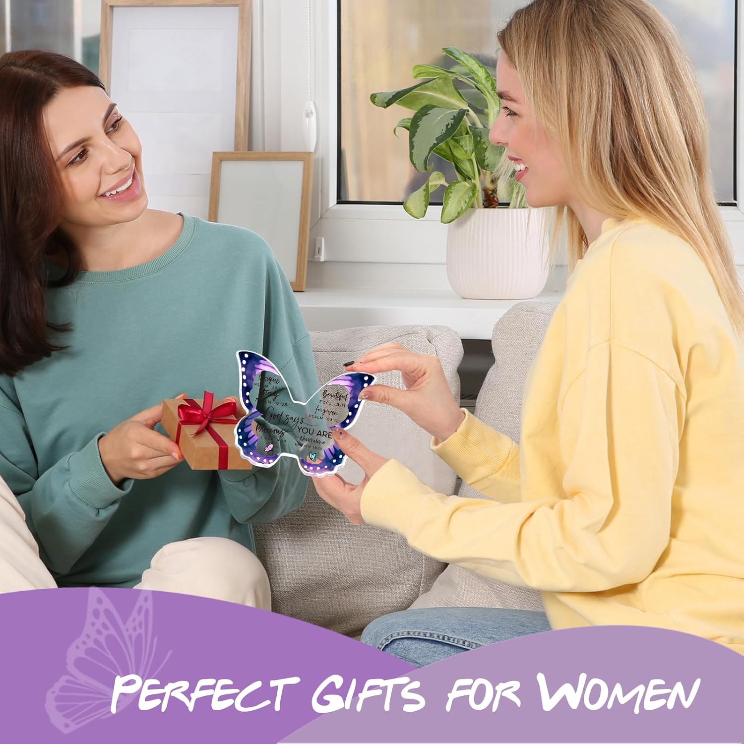 Christian Gifts Religious Gifts for Women Birthday, Inspirational Gifts Faith Keepsakes Spiritual Gifts for Friend Mom Sister, Unique Pastor Butterfly Gifts Prayer Room Decorative Signs Plaques Christian Gifts Religious Gifts for Women Birthday, Inspirational Gifts Faith Keepsakes Spiritual Gifts for Friend Mom Sister, Unique Pastor Butterfly Gifts Prayer Room Decorative Signs Plaques