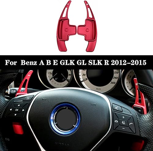 Miniatura 2 de Paletas de volante para Mercedes Benz Clase E GLK R172 CLA GLA, 2 cambiadores de extensión de cambio de palanca de cambios para volante de automóvil