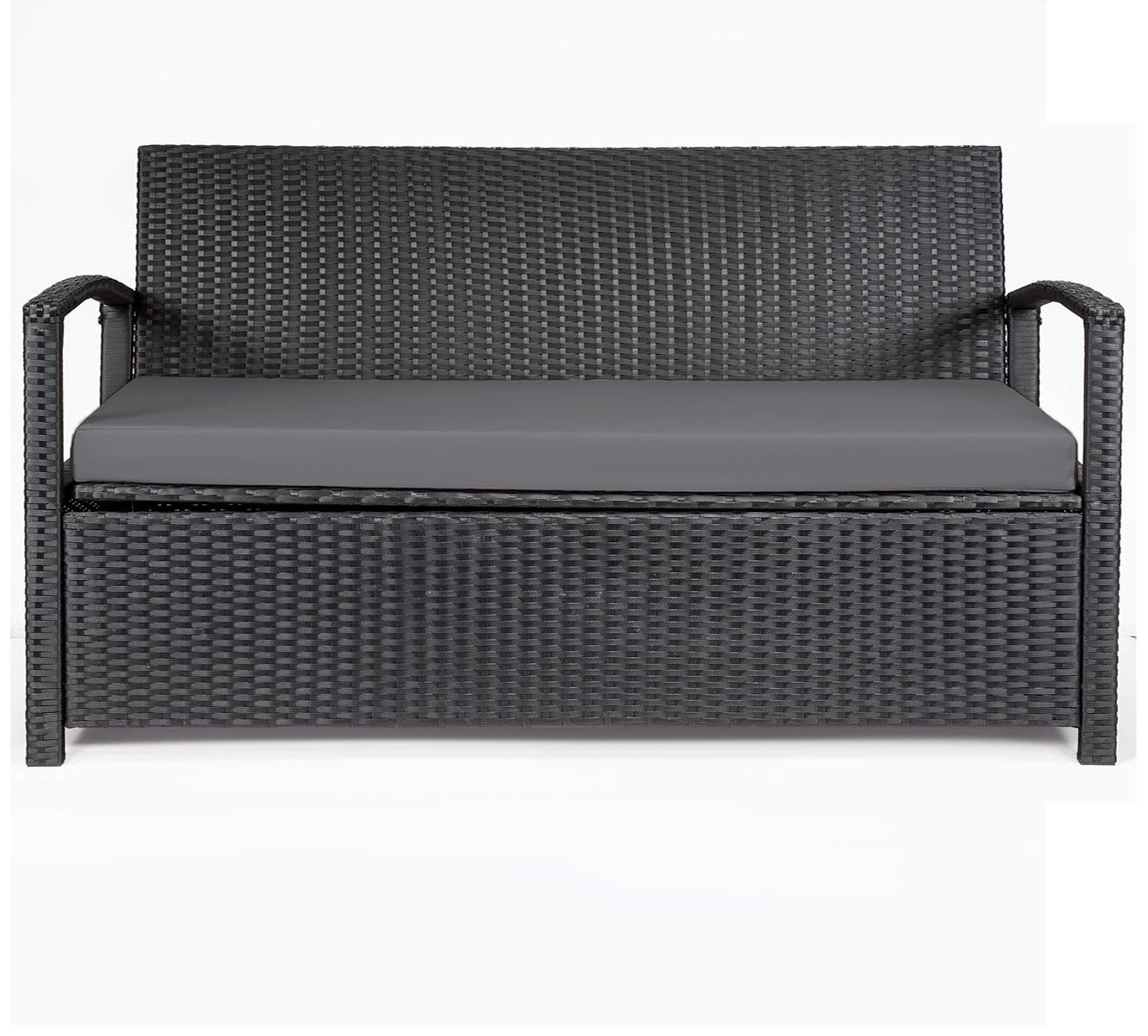 Dazzle Collection Bench Seat Pads Cushion for Outdoor Indoor 100% Waterproof Garden Sofa Seat Foam Seat Pad Patio Bench Cushion (3 Seater 140cm x 51cm x 5cm, Silver) — image 1