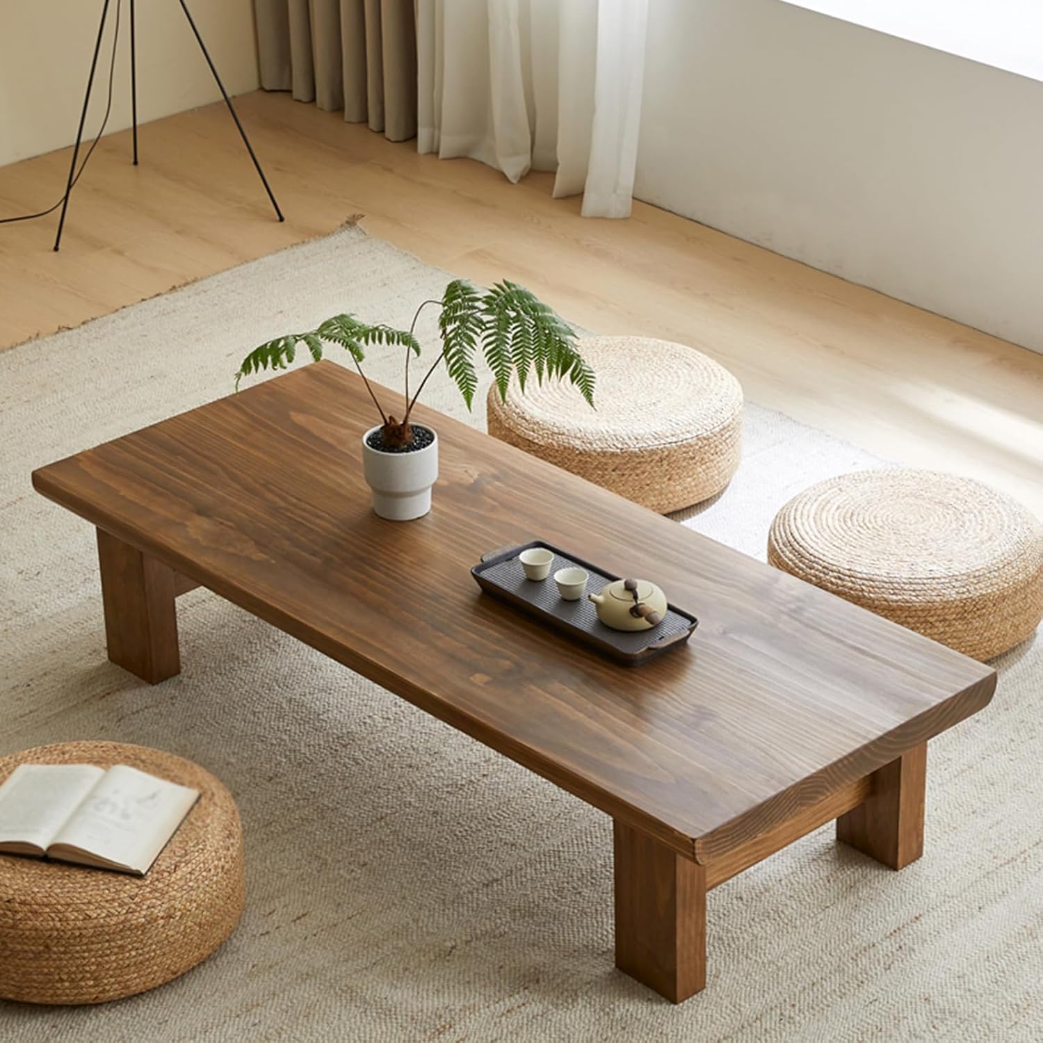 Low Height Coffee Table, Modern Low Coffee Table, Japanese Table