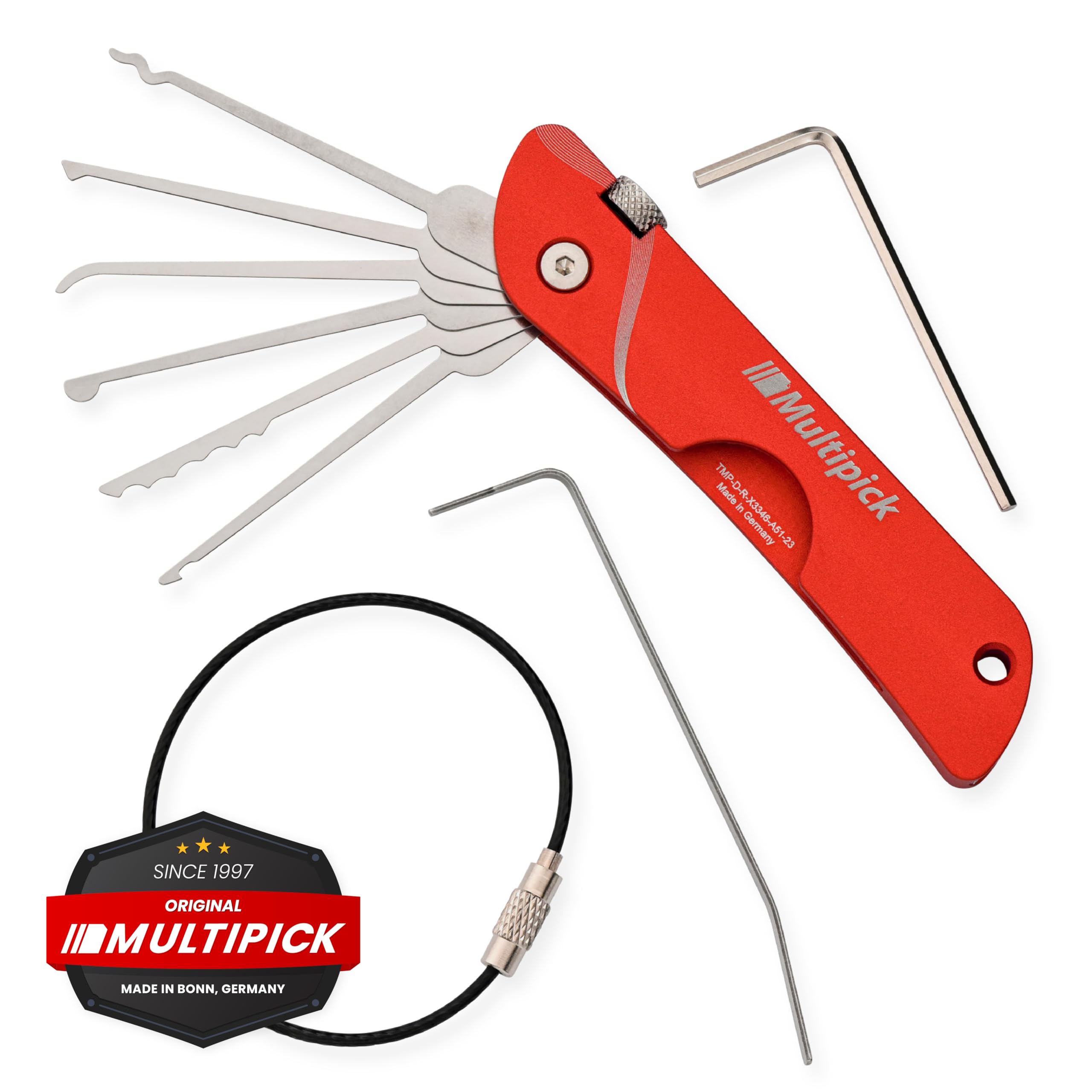 Slotenmaker Tools Professional MULTIPICK Zakmes Lock Picking Tool - Slotenmaker Gereedschap Kit Set