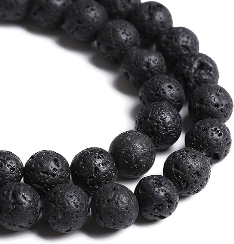 Miniatura 229 de Cuentas sueltas espaciadoras de vidrio limpio de 0.394 pulgadas para hacer joyas, pulseras y collares Vidrio limpio,Cristal ámbar,Ónix de ágata