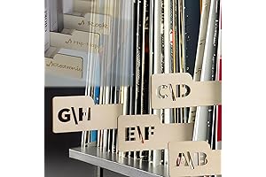 Vinyl Record Dividers with A-Z Alphabetical & Music Genre Tabs