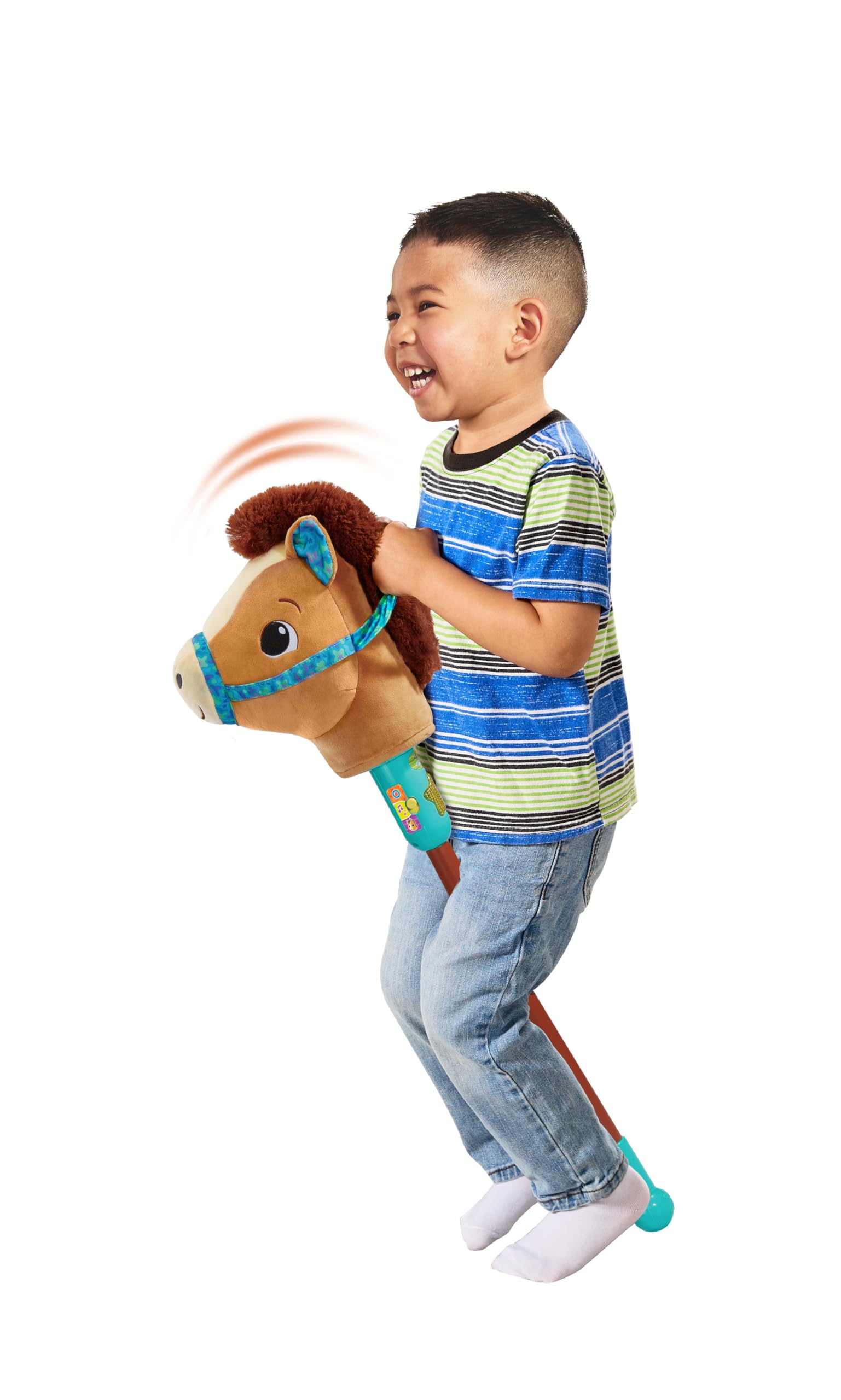 VTech Trotting Tunes Hobby Horse, Interactive & Imaginative Play, Motion Sensor with Music, Light Up Button, Easy Assembly - Image 3