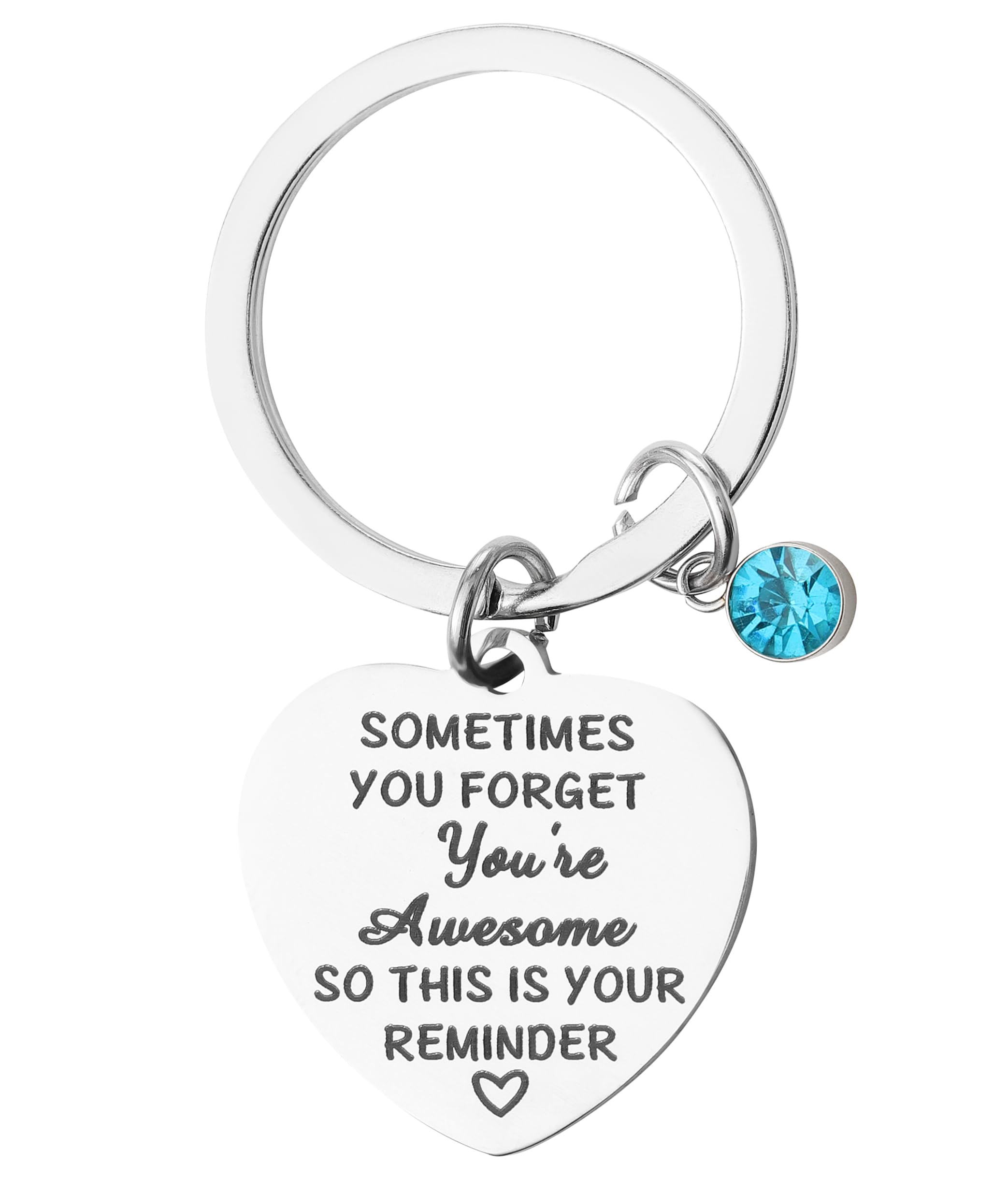 Komonee Women's Silver You Are Awesome Friendship Keyring True Friend Quote Keychain Bestie Love Bff Sisters Gift Inspirational Motivational Present