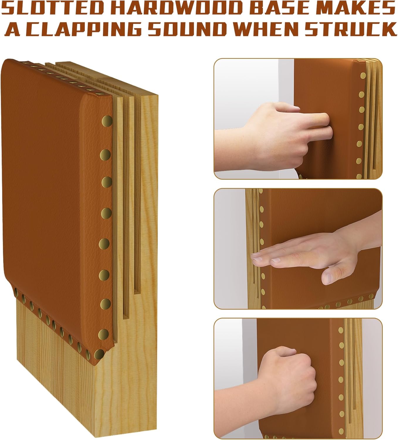 MR Clapper Makiwara 12”x9”, Makiwara Board Strike Pad, Makiwara Punching Board, Clapper Mount Punching Pad