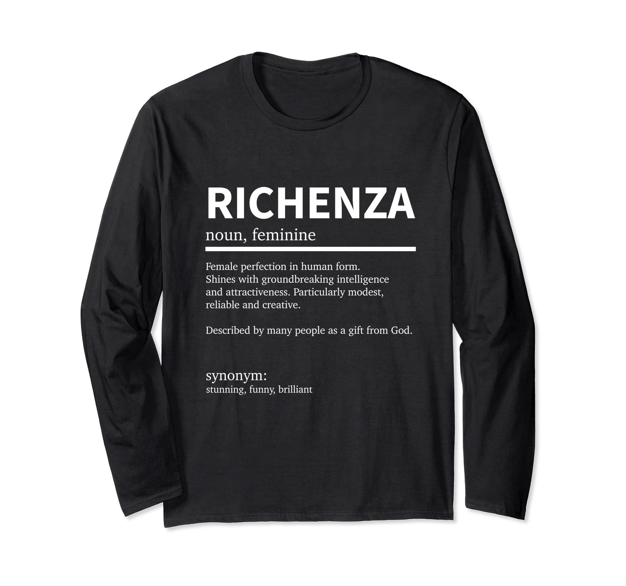 Definition Richenza First Name Richenza First Name Long Sleeve T-Shirt