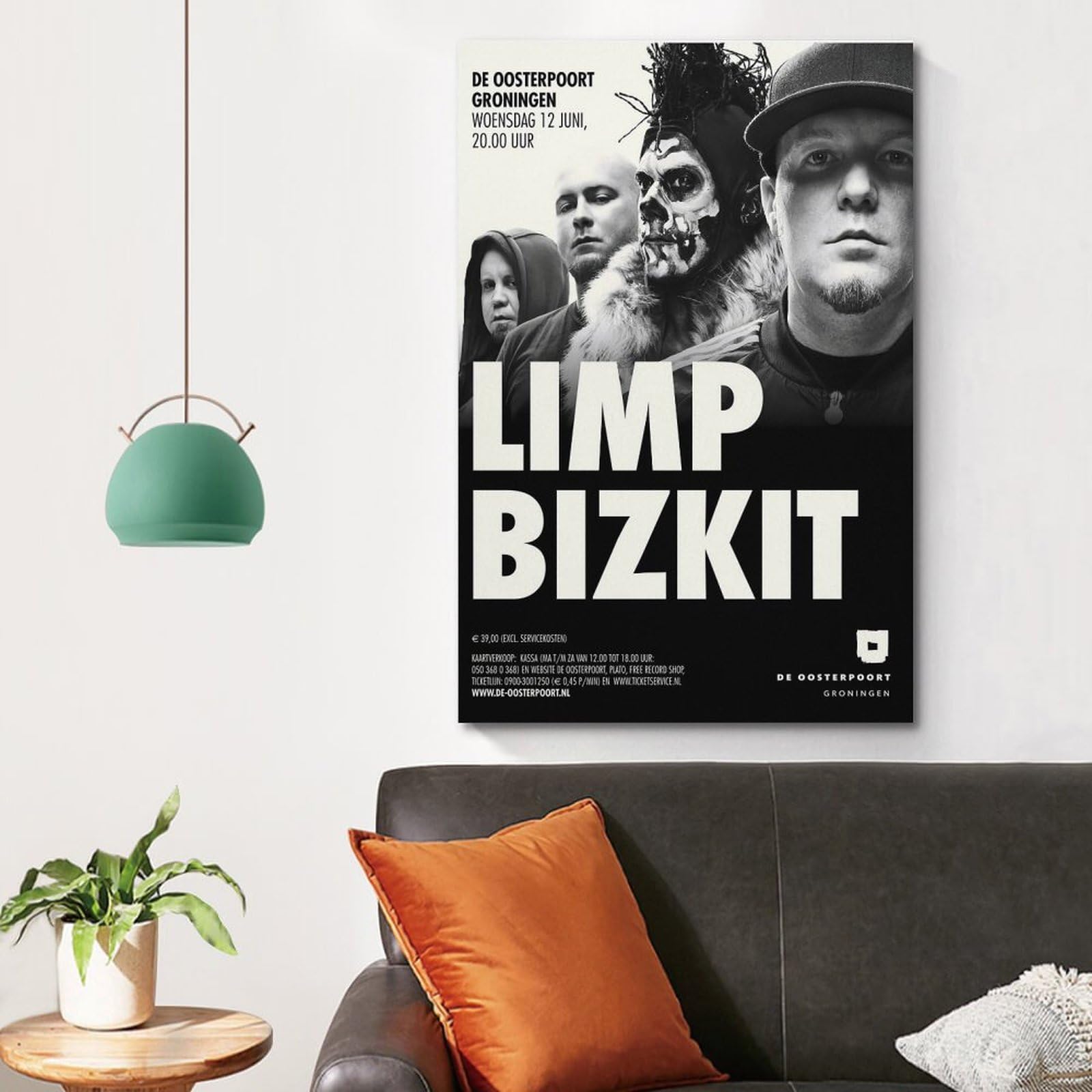 Poster Limp Bizkit Impression Sur Toile - 20x30 Cm, Décoration Murale Salon Chambre, Groupe Rock
