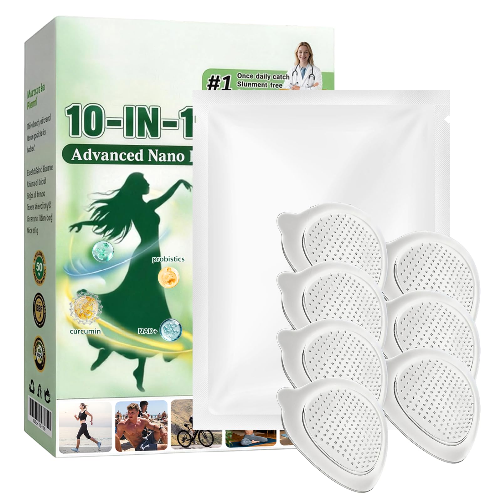 7Pcs 10-in-1 Advanced Berberine Patches, 2026 New Natural Body Care Patches for Women & Men, Design to Support Life Balance — view 7