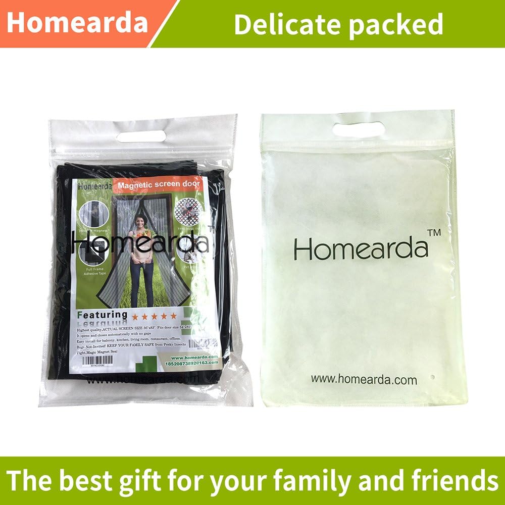 Magnetic Screen Door - Full Frame, Fits Door Up To 34x82 Inch