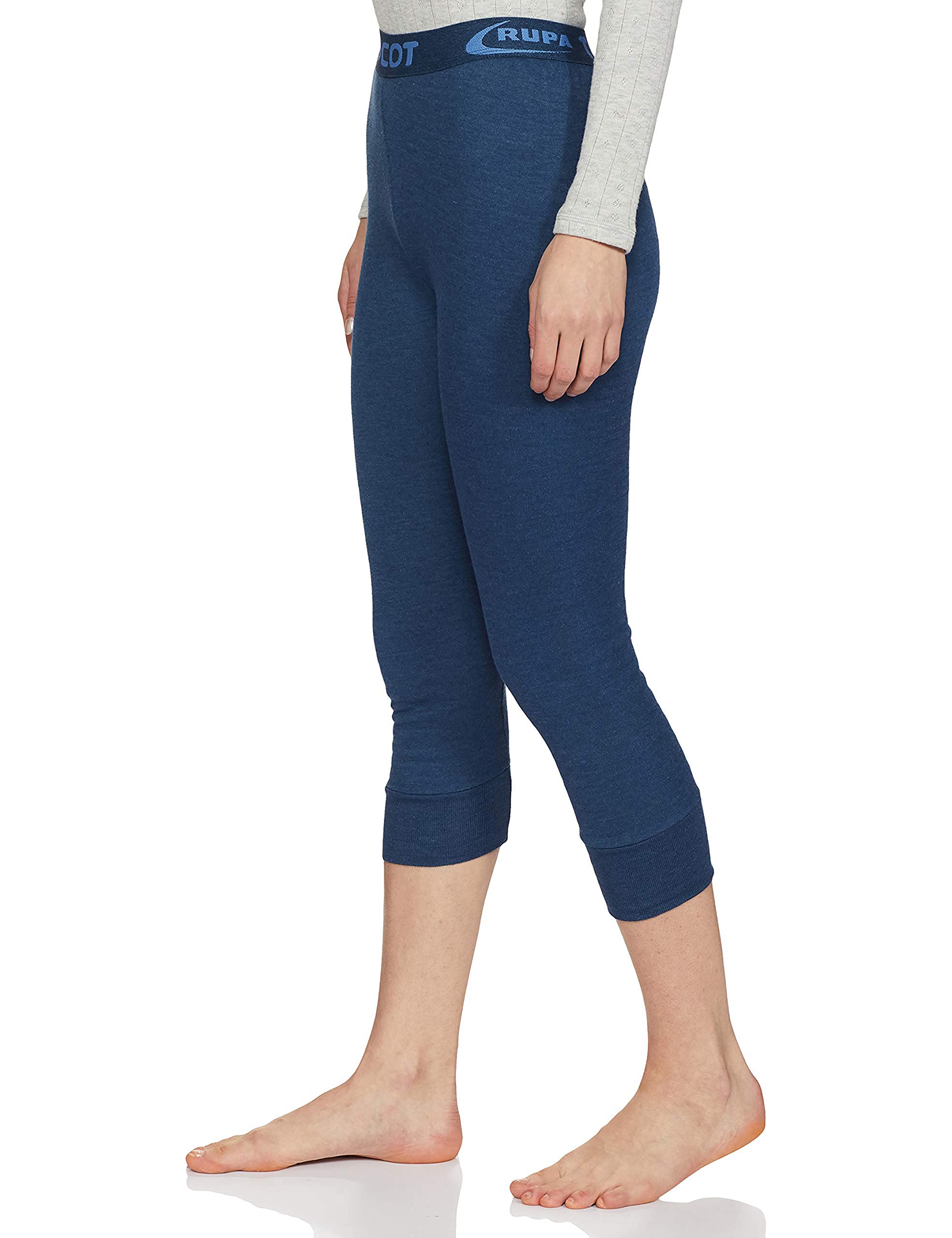 Thermocot Winter Thermal Bottom for Women | Snug Fit Winter Wear Trousers | Women's Premium Innerwear Warms Pants | Outer Elastic for Tagless Comfort | Pack of 1 1