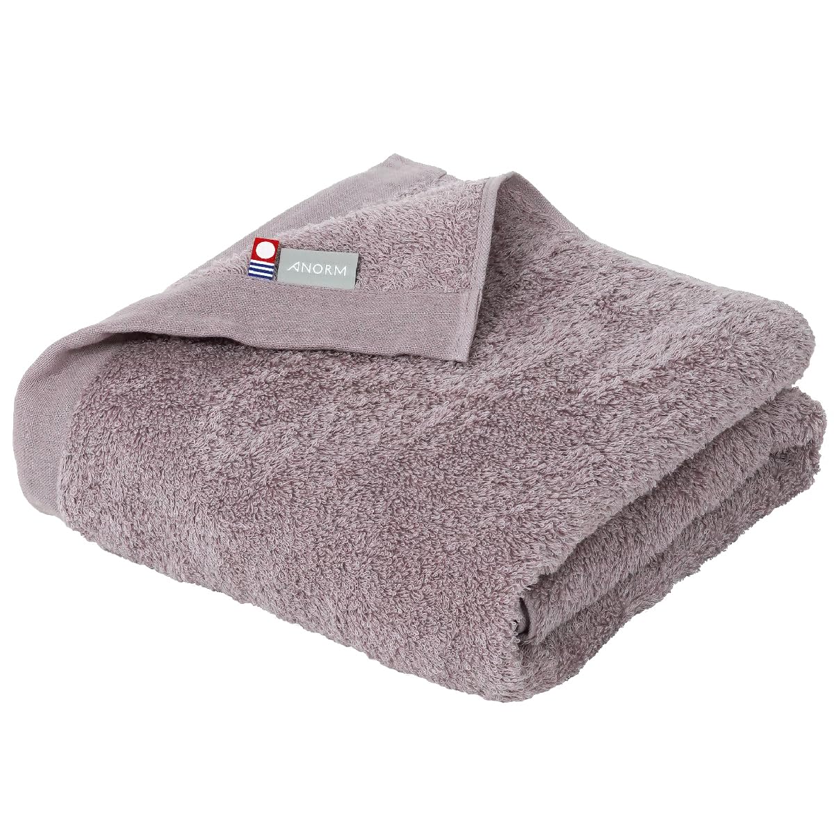 Watawa Imabari Bath Towel Mauve Pink Gauze Cotton 25x51in Made in Japan