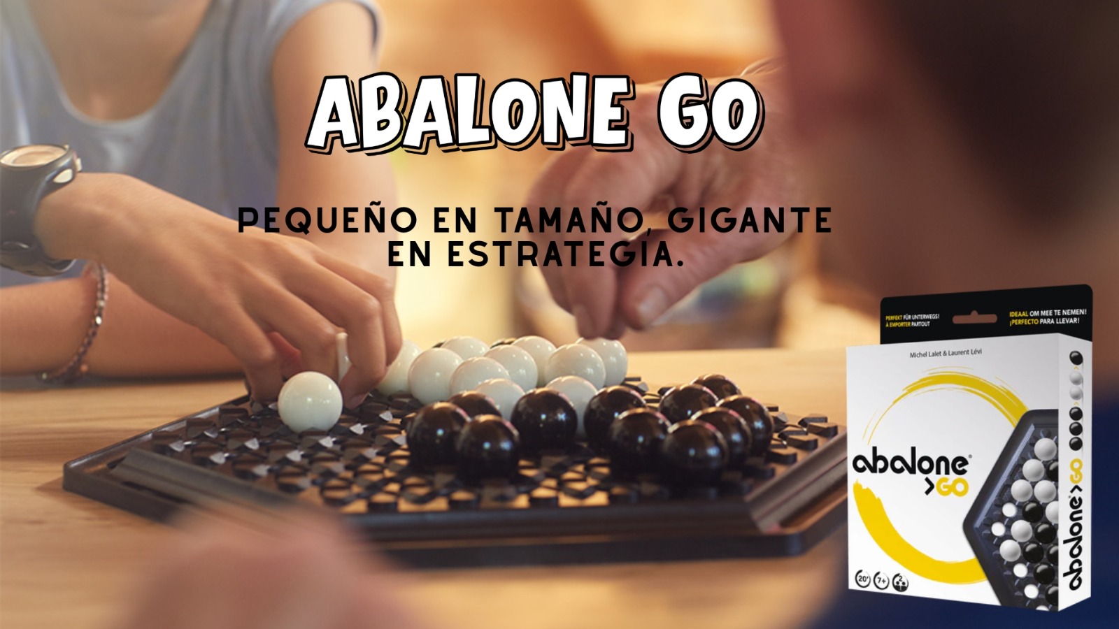Asmodee Zygomatic Abalone Go – Gioco Da Tavolo Strategico 2 Giocatori, Versione Compatta Da Viaggio, Dai 7 Anni - 2