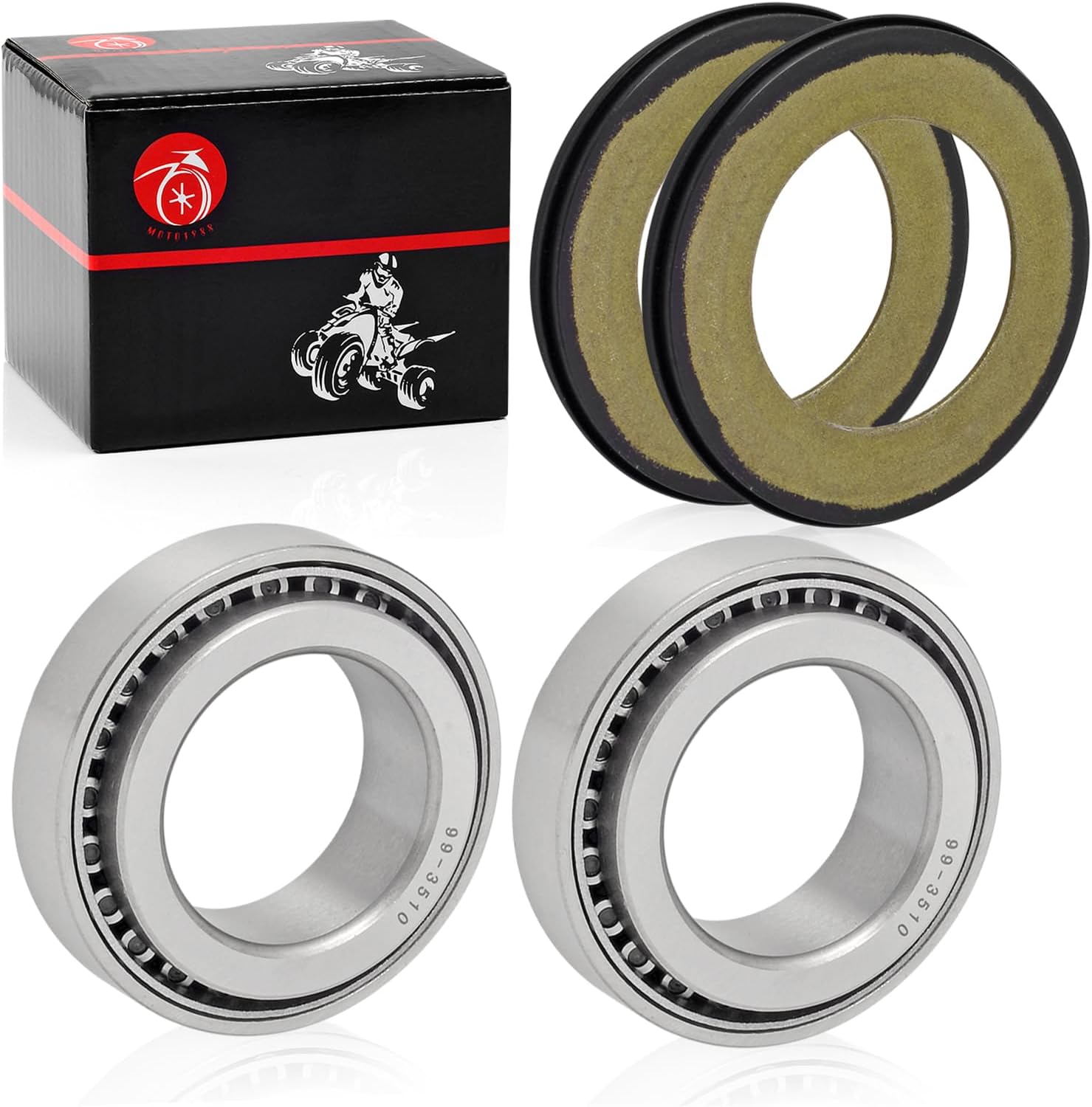 Steering Stem Bearing + Seal Cover kit For HONDA CR125R CR250R CRF250R CRF250X CRF450R CRF450RX CRF450X