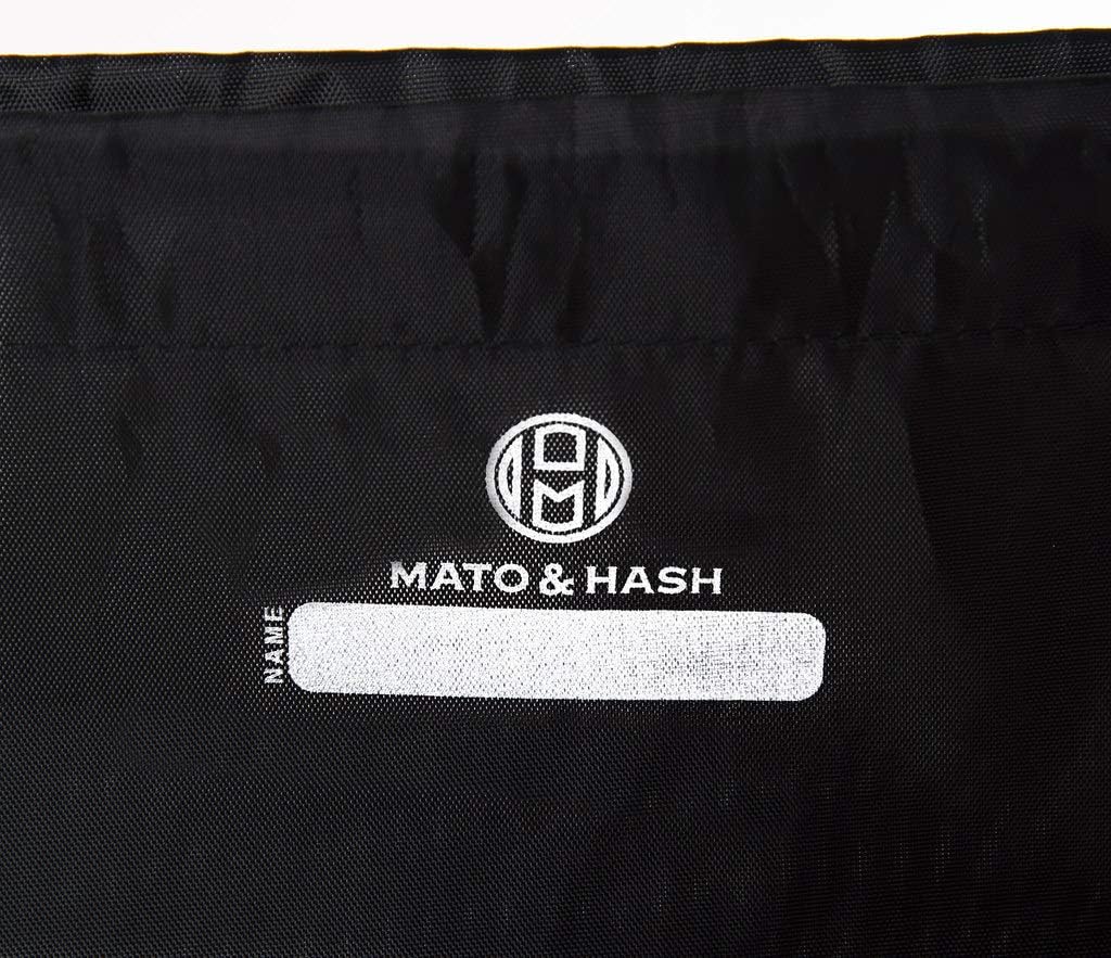 Mato & Hash Football Party Bags| Football Drawstring Cinch Backpacks for Team Events, Birthdays, and More! - 10PK Black CA2500FOOTBALL S2