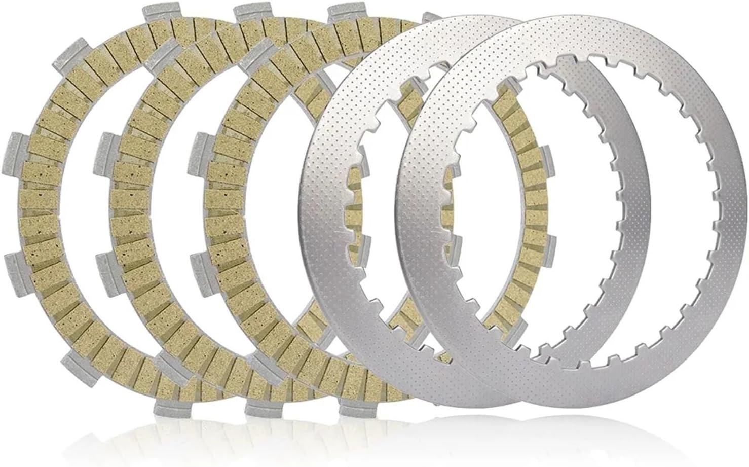 Performance Clutch Friction Plate Disc Fit For VT1100 VT1100C C/C2/C3 VT1100T Sabre Spirit VF1000 FE/FF - OEM Replacement 22201-MM5-000 22321-MG8-000