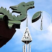 Vista 5 de Jetec 30 ganchos giratorios giratorios de viento de 360 grados, doble hilado, suministros de campanilla, ganchos giratorios para colgar con caja