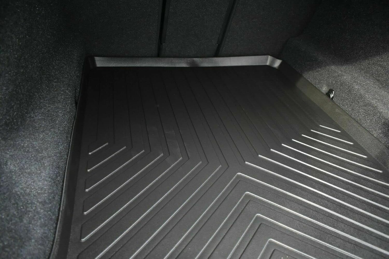 Cargo Liner - Trunk Mat for BMW 5-Series F90 M5 2017-2023 – Weather-Resistant Trunk Mats for Cars with Raised Lip – Non-Slip Car Trunk Mat Rubber – Laser Pre-Cut Design