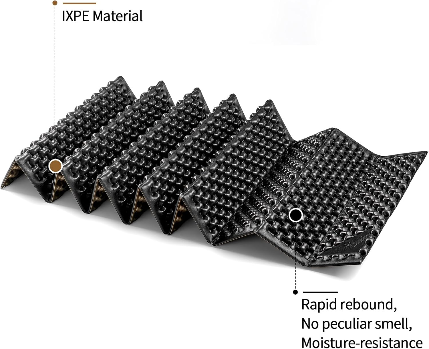 Foam Camping Pads for Hiking, Ultralight Closed Cell Mattress, Waterproof Soft Mat for Adults, Wide Picnic Yoga Mats, Folding Sleeping Pad for Outdoor Backpacking