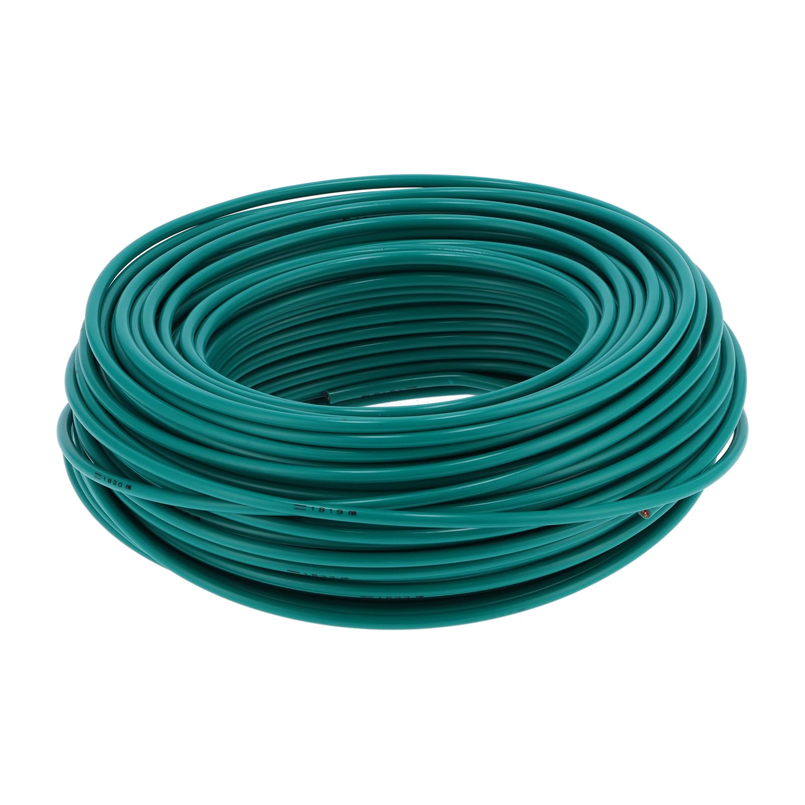 Cable Eléctrico, Cable Eléctrico de 100 M, Funda de PVC Verde Flexible, Área de Sección Transversal de Núcleo de Cobre único 10 Milímetros Cúbicos, Cable, Cables Eléctricos