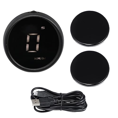 X AUTOHAUX HUD - Kit de pantalla blanca de 2.4 pulgadas para pantalla de cabeza arriba, velocímetro digital GPS para salpicadero