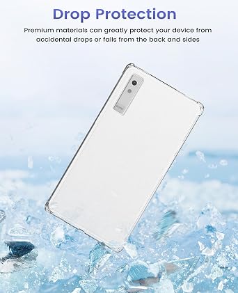 Case for Boox Palma 2 Pro,NOUKAJU E-Reader Protection Case with Pen Slot,Clear TPU,Drop-Resistant,Protection Cover for Boox Palma 2 Pro eBook Reader 6.1inch(Clear)
