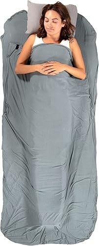 Klymit Forro para saco de dormir Nest, inserto para saco de dormir para clima cálido, gris, L