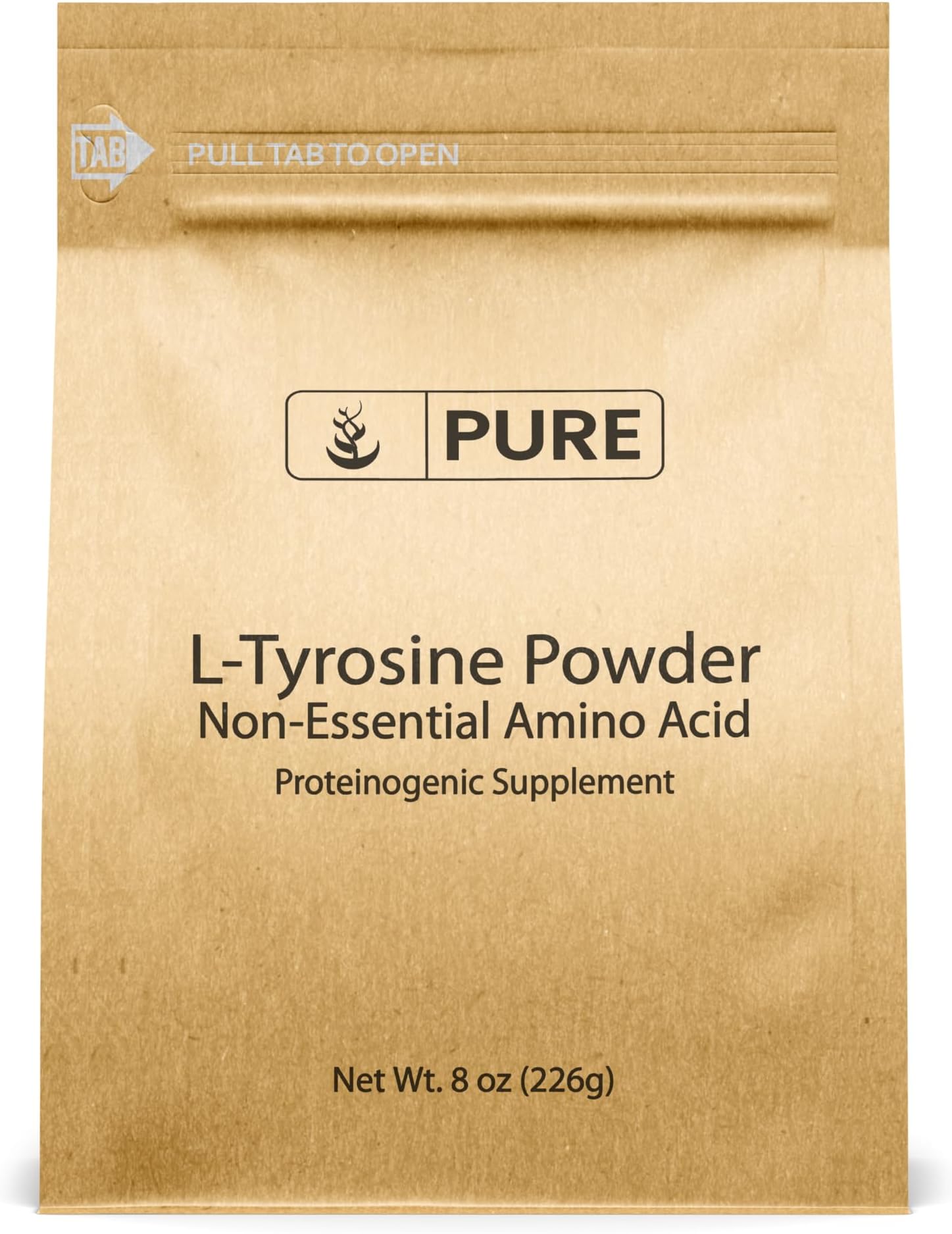 PURE ORIGINAL INGREDIENTS L-Tyrosine (8oz) Powder Supplement, Non-Essential Amino Acid