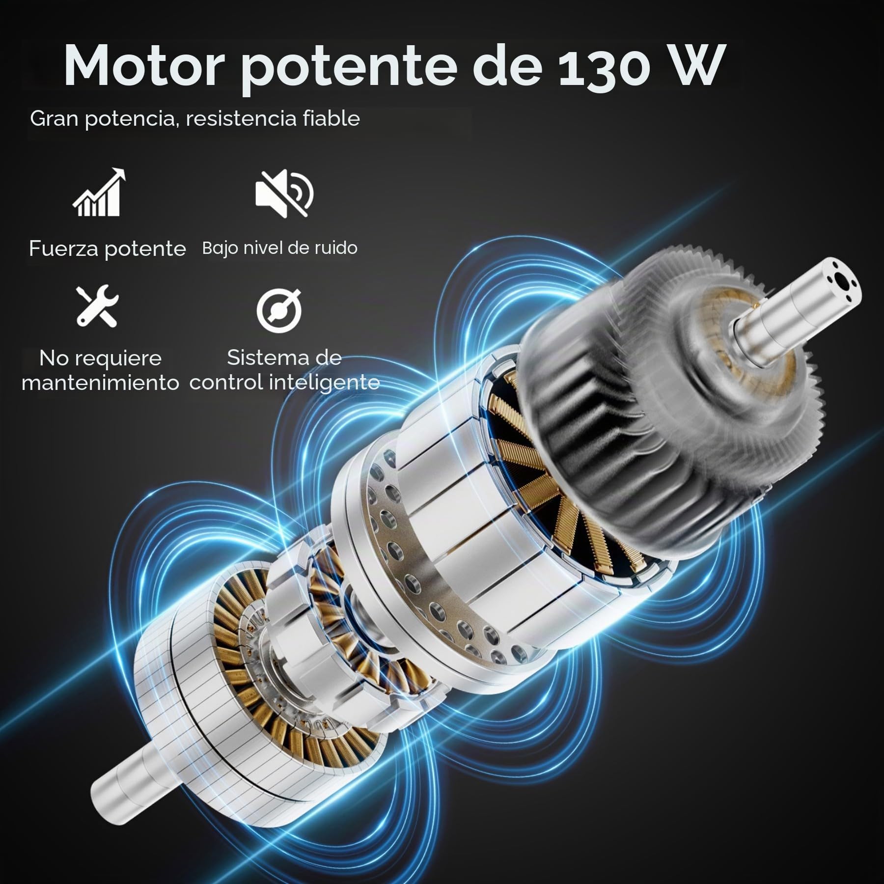S5 Patín Eléctrico para Niños, Scooter Eléctrico Plegable con Luz LED, Llantas Todo Terreno de 6,5", Velocidad Máx. 14 km/h, para 6-14 Años, Amarillo