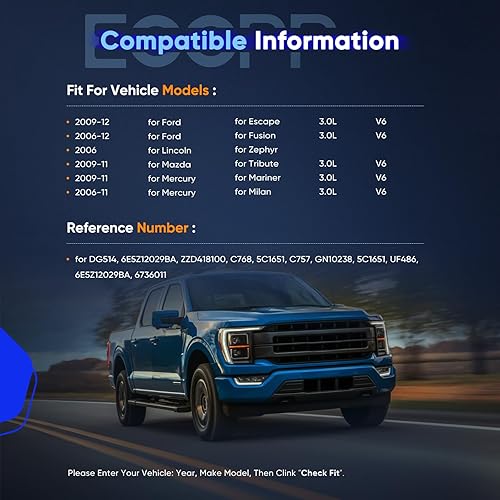 Vista 854 de ECCPP Bobinas de encendido portátiles de repuesto para automóvil compatibles con Infiniti I30/para Nissan Maxima 3.0L V6 2000-2001 Reemplazo